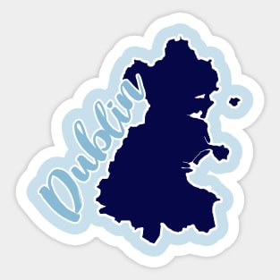 County Dublin/Baile Átha Cliath Irish Pride Sticker